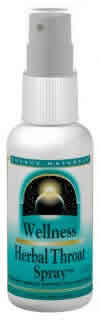 Wellness Herbal Throat Spray 1 oz. from SOURCE NATURALS
