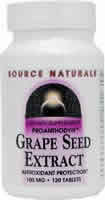 Grape Seed Extract 100mg 60 caps from SOURCE NATURALS