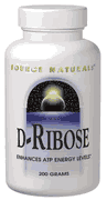 D-Ribose Powder 100 Grams from SOURCE NATURALS
