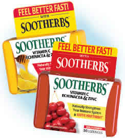 SootHerbs Zinc Plus Echinacea - Cherry 30 loz from AMERIFIT