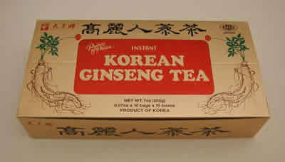 Korean Ginseng Tea 3 gm 100 bags from CHINESE IMPORTS