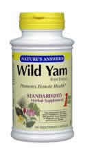 Wild Yam Root Standardized 60 vegicaps from NATURE'S ANSWER