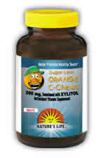 Sugarless Orange C-Chews 60ct from Natures Life