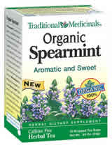 Organic Spearmint 16 bags from TRADITIONAL MEDICINALS TEAS
