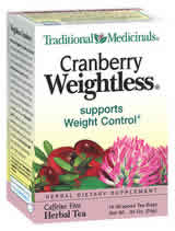Weightless Tea Cranberry 16 bags from TRADITIONAL MEDICINALS TEAS