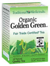 Golden Green Tea 16 bags from TRADITIONAL MEDICINALS TEAS