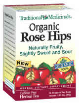 Organic Rose Hips 16 bags from TRADITIONAL MEDICINALS TEAS