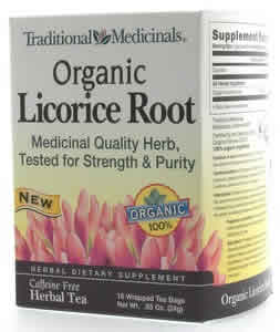 TRADITIONAL MEDICINALS TEAS: Organic Licorice Root Tea 16 bags
