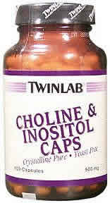 Choline & Inositol 500mg 100 caps from TWINLAB