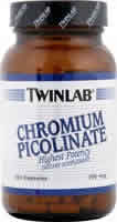 Chromium Picolinate 200 mcg 200 caps from TWINLAB