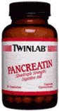 Pancreatin Quadruple Strength 500mg 50 caps from TWINLAB