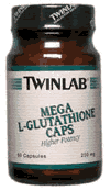 Mega L-Glutathione CP 250mg 60 caps from TWINLAB