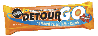 DETOUR GO BAR PNUT TOFFE 12/BX 12/BOX from NEXT PROTEINS INTERNATIONAL