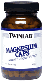 MAGNESIUM 400mg 200 CAPS 200 caps from TWIN LABORATORIES,INC.
