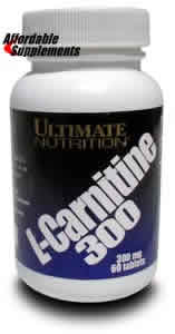 L-CARNITINE  300MG 60TABS 60 tabs from ULTIMATE NUTRITION