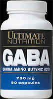 GABA 750 mg 90 CAPS 90 caps from ULTIMATE NUTRITION