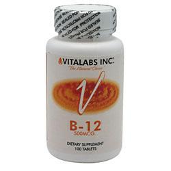 B12 500MCG 100TABS 100 tabs from VITALABS, INC