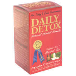 DAILY DETOX TEA APPLE CIN 30PK 30 PACKS from HUMAN DEVELOPMENT TECHNOLOGIES