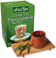 Green Tea w/Panax Ginseng & Kombucha 16 bags from YOGI TEAS/GOLDEN TEMPLE TEA CO