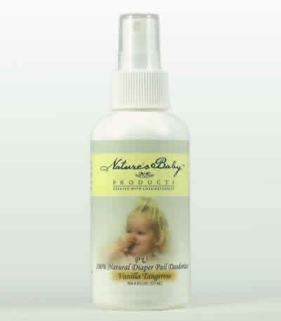 All Natural Diaper PU Pail Deodorizer Vanilla Tangerine 4 oz from NATURES BABY PRODUCTS