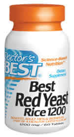 Red Yeast Rice 1200mg 60ct from Doctors Best