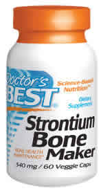 Strontium Bone Maker 340mg 120 Vcaps from Doctors Best
