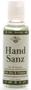 Hand Sanz w/Aloe  and  Vitamin E 8 fl oz from ALL TERRAIN