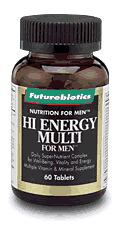 Hi Energy Multi for Men 60 tabs from FUTUREBIOTICS