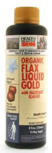 Flax Liquid Gold w/Hazelnut - Organic 8 fl oz from HEALTH FROM THE SUN