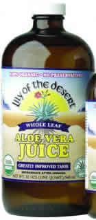 Aloe Vera Juice Whole Leaf Concentrate 32 oz from LILY OF THE DESERT