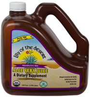 Aloe Vera Juice Preservative Free 128 oz from LILY OF THE DESERT