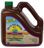Aloe Vera Juice Whole Leaf Preservative Free 128 oz from LILY OF THE DESERT