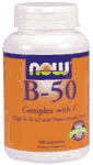 B-50 W/250mg VIT C  100 CAPS 100 CAPS from NOW