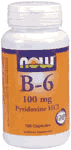 B-6 100mg  100 CAPS 100 CAPS from NOW