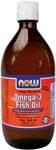 Omega-3 Fish Oil Liquid 16.9 oz / 500ml Lemon Flavor from NOW
