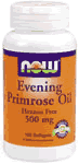 EVENING PRIMROSE 500mg  100 SGELS 1 from NOW