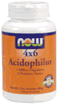 ACIDOPHILUS 4 X 6  10 BIL/g 3 OZ 3 OZ from NOW