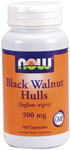 BLACK WALNUT HULLS 500MG   100 CAPS 100 caps from NOW