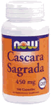 CASCARA SAGRADA 450mg  100 CAPS 100 CAPS from NOW