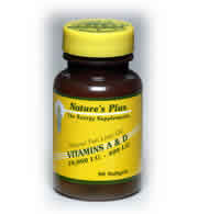 A&D SOFTGELS 10000-400 IU 90 90 ct from Natures Plus
