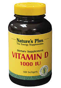 Vitamin D 1000 IU 180 Softgel from Natures Plus