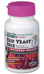 Red Yeast Rice 600mg Extended Release 60 Mini-Tabs from Natures Plus