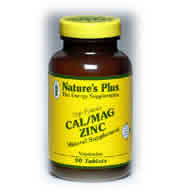 CAL/MAG/ZINC 1000/500/75  90 90 ct from Natures Plus