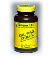 CAL/MAG CITRATE CAPS 500/250 90 90 ct from Natures Plus