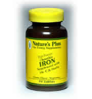 IRON W/ C HERBAL CHEWABLE 90 90 ct from Natures Plus