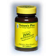 ZINC PICOLINATE W/ VITAMIN B-6  60 60 ct from Natures Plus