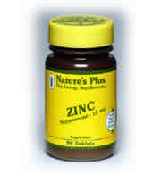 ZINC 10 MG 90 90 ct from Natures Plus