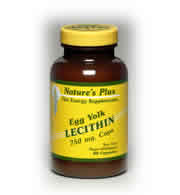 EGG YOLK LECITHIN CAPS 600 MG 90 90 ct from Natures Plus