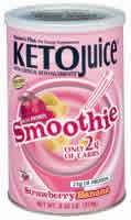 KETOJUICE SMOOTHIE STRAWBERRY/BANANA 1LB ct from Natures Plus