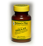 DHEA-25 W/BIOPERINE 25MG VCAPS 60 (4968) 60 Capsules from Natures Plus